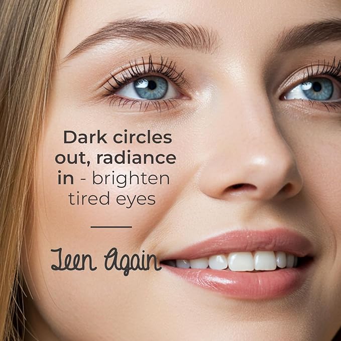 Look at Me Teen Again Dark Circle Eye Cream, Anti-Aging Line Smoothing Skin Care Treatment, Wrinkle Care, Cruelty Free, for Women and Men 0.84 fl. oz 25 ml