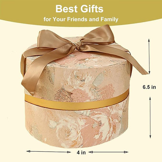 Powder Puff, Large 6'' Body Powder Puff for Dusting Powder, Women Powder Puff with Storage Container for Bath, Body Powder Applicator and Oversize Powder Puffs for Body Powder (Yellow)