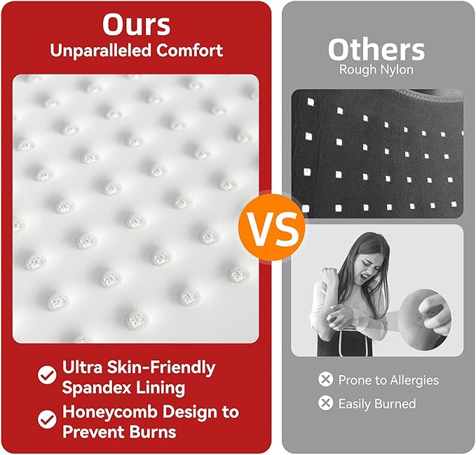 Red Light Therapy for Dogs and Humans, Portable 360 LED Chips Red Light Therapy Belt with Strap, Infrared Light Therapy Devices for Muscle & Joint Pain Relief