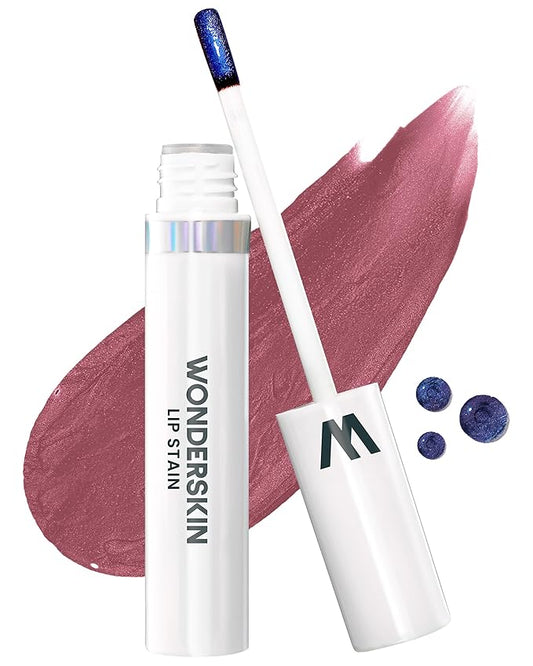 Wonderskin Wonder Blading All Day Lip Stain Peel Off Masque - Long Lasting, Waterproof & Transfer Proof Brown Lip Tint, Matte Finish Peel Off Makeup (Demure Masque)