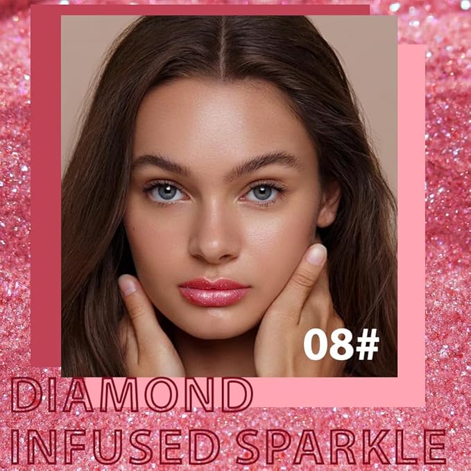 Mauve Rose Metallic Lipstick for Women,Lightweight Comfortable Non-Drying Shimmer Frosted Lipstick,Glitter Lip Gloss Stain Long Lasting Waterproof Smudge Proof 24 Hour Full Coverage Lip Makeup,Vegan