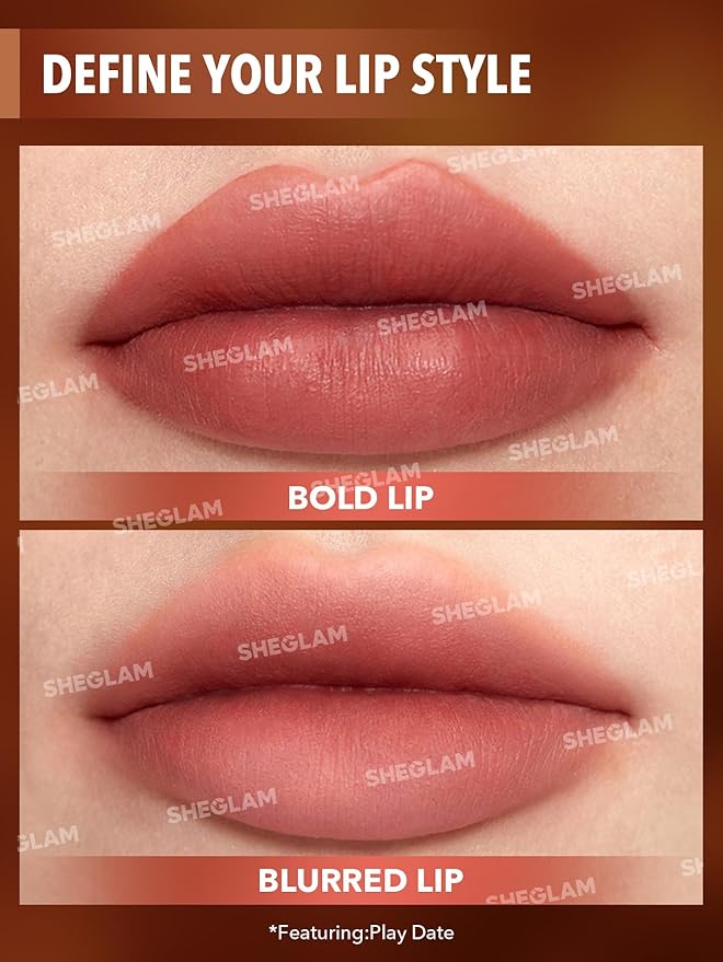 SHEGLAM Soft Haze Lip Blur Waterproof Liquid Lipstick Matte Transfer-Proof Lip Tint Lasting Super Stay Lip Stain-Little Things