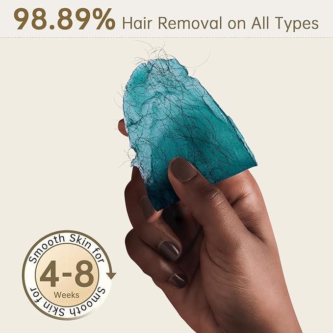 Lifestance Wax Beads Set, 6 Kinds of Waxing Beads, Hard Wax Beans with 44 Items, Perfect for Any Waxing Warmers, Wax Beads for Hair Removal for Full Body Bikini Armpit Underarm Eyebrow Face Leg