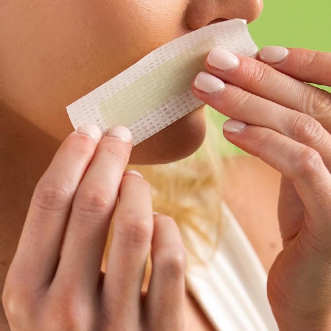 Nad's Facial Wax Strips, Fragrance free, 48 Count (Pack of 2)