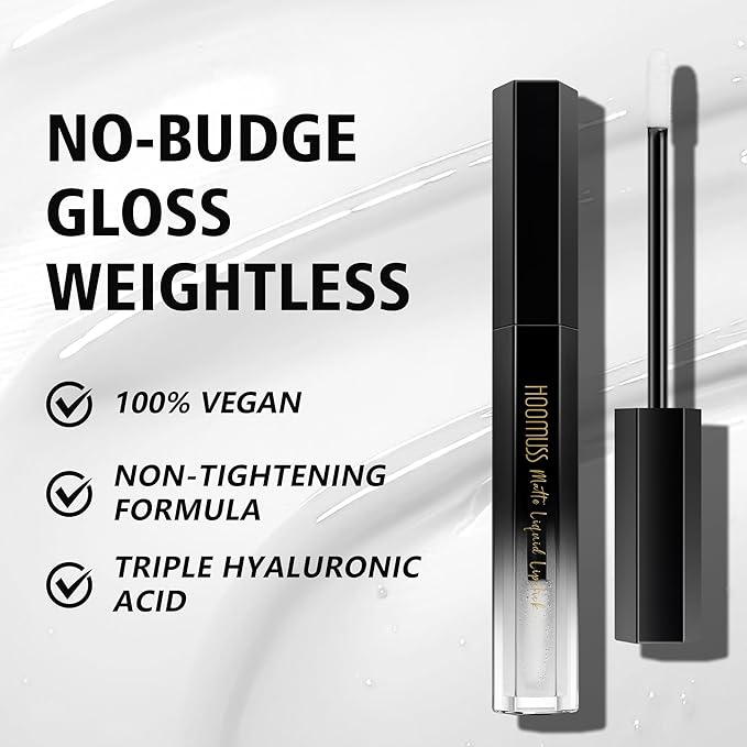 Clear Lip Gloss for Women Lip Plumping Lip Plumper Moisturizing Lip Gloss Enriched with Lip Oil For Dry Lips, M15 Clear Gloss