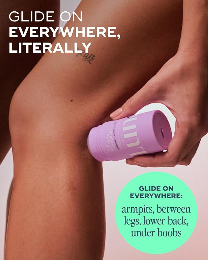 Luna Daily The All Over Deodorant™ Stick | Natural Body Deodorant for Women | pH-Balanced, Aluminum-Free & Non-Staining | Fresh Jasmine & Ylang Ylang | With Hyaluronic Acid & Prebiotics, 2.4 oz