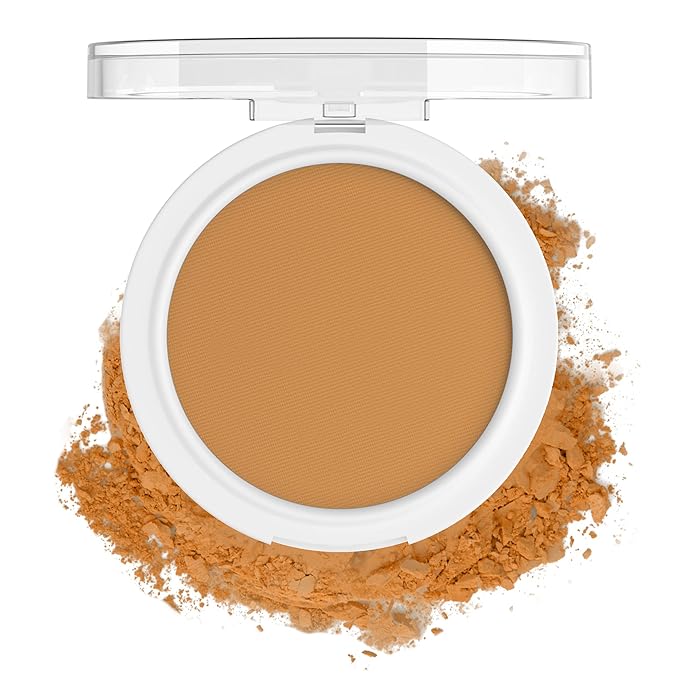 wet n wild Bare Focus Clarifying Finishing Powder | Matte | Pressed Setting Powder Medium-Tan
