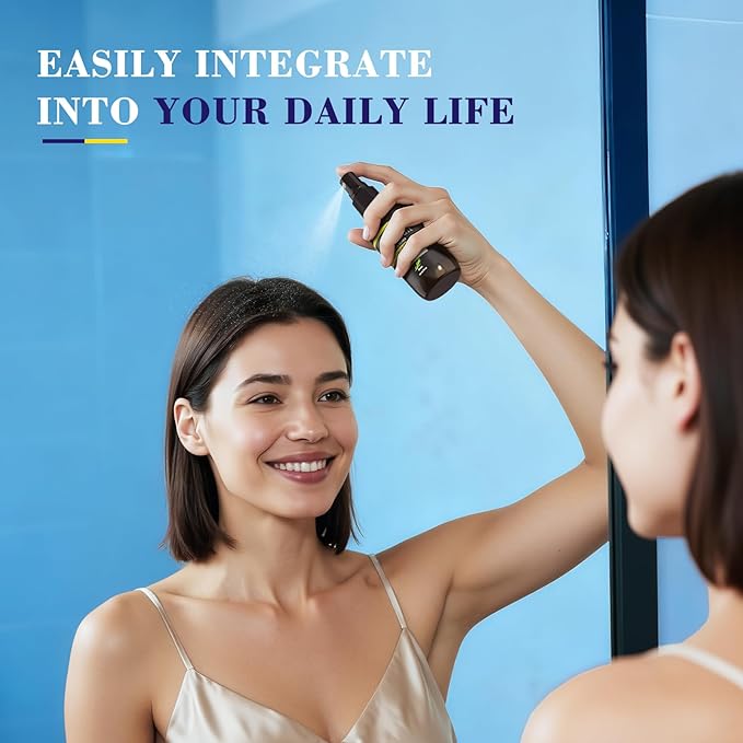 5% Minoxidil for Women with Biotin and Rosemary Hair Growth Serum (Glass Bottle), 5% Minoxidil for Men Spray for Thicker Fuller Hair