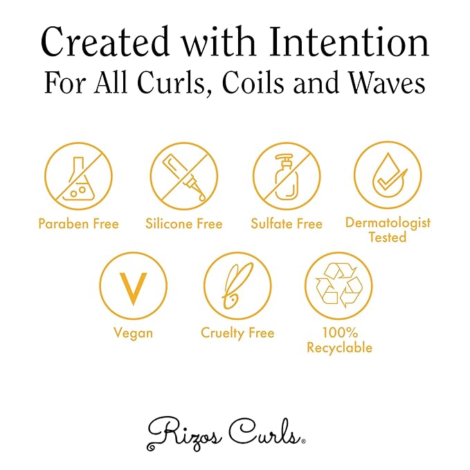 Rizos Curls Detox Scalp Scrub, Exfoliates to Remove Buildup & Excess Oil, Soothes Itchy Scalp, Detoxifying & Clarifying with Pink Clay, Aloe Vera & Peppermint Oil, All Hair Types 1a - 4c, 8.4 oz