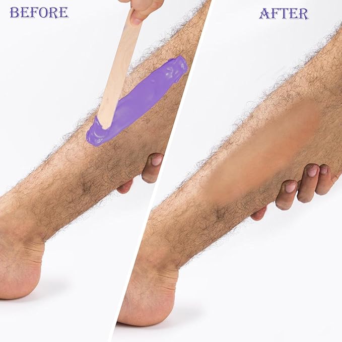 Smooth Hard Wax Beads Bulk - Professional Hair Removal Wax Kit for Coarse Hair & Sensitive Skin - Low Temperature, Painless Brazilian, Bikini, Face, Body Home Use (5lbs, Natural Pearl)