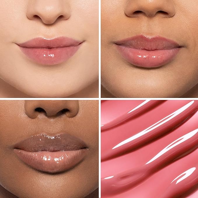 OFIR Surreal Shine Plumping Lip Gloss for Women | Clear, Non-Sticky, Hydrating Lip Gloss with Menthol & Vitamin E | High Shine, Vegan, Cruelty-Free | Muse - Warm Nude | 0.15 FL OZ