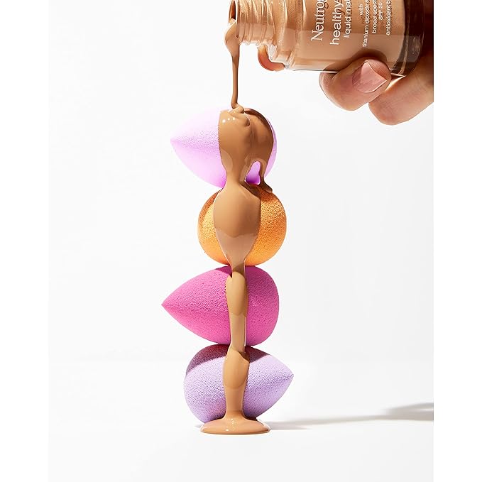 Neutrogena Healthy Skin Liquid Foundation Makeup with Broad Spectrum SPF 20 Sunscreen, Lightweight, Medium Coverage Makeup with Sunscreen and Pro-Vitamin B5, Natural Ivory 20, 1 fl. oz