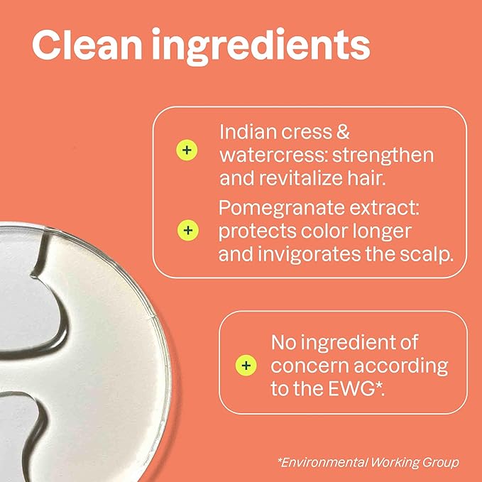 ATTITUDE Colorlast Hair Shampoo, EWG Verified, For Color Treated Hair, Protects Color, Naturally Derived Ingredients, Vegan and Plant Based, Avocado Oil and Pomegranate, 473 mL (Pack of 6)