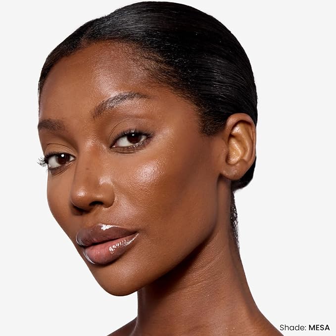 OFIR Geo Sculpt Blendable Cream Bronzer | Buildable Radiant Finish with Vitamin E | Vegan & Cruelty Free Makeup Bronzer | Sun Kissed Glow Compact For Sculpting Cheekbones | Mesa - Deep Brown, 0.24 oz