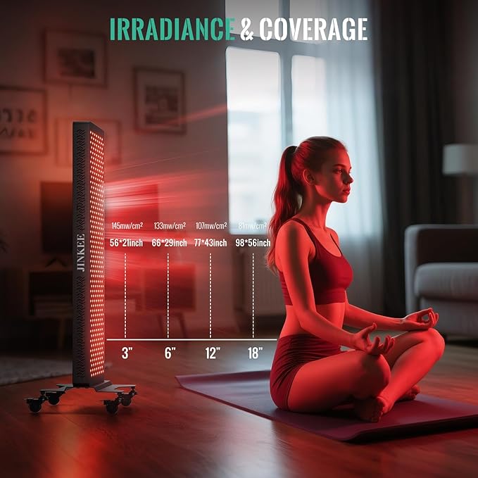 Red Light Therapy Panel, Full Body 500W High Power Device with 4 Wavelengths for Pain Relief & Muscle Recovery, Professional Grade 350 LEDs for Skin Care & Energy, Modular Design