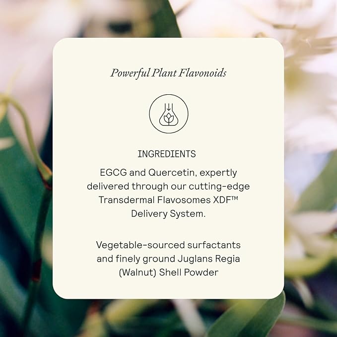 EQ Exfoliating Cleanser - EGCG + Quercetin - Gentle Face & Body Scrub - Cleanse & Exfoliate Skin - For Redness & Blemishes - With Squalene Oil & Ultra-Fine Walnut Shells -4.05 fl oz