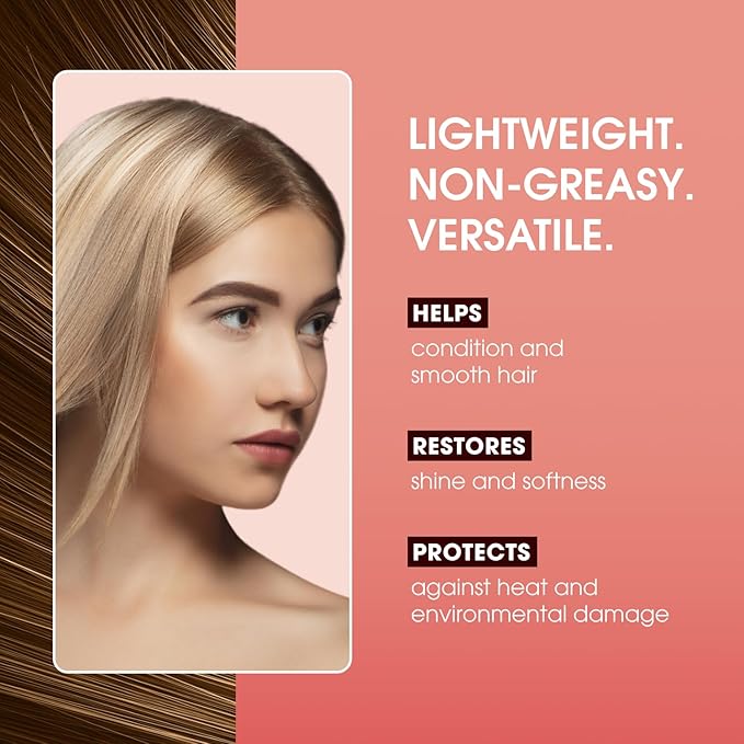 One 'N Only Argan Oil Hair Treatment - Lightweight & Hydrating Hair Oil for Natural, Wigs & Extensions - Shine Enhancing, Heat Protectant & Frizz Control (3.4 oz)