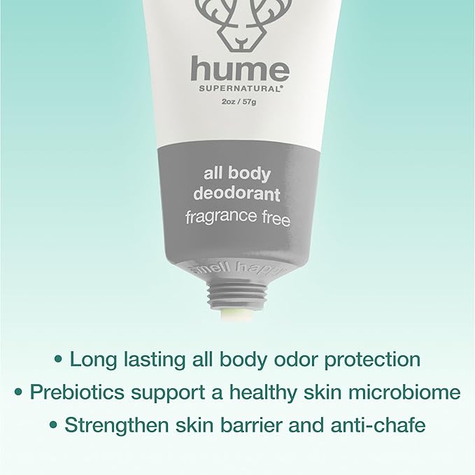 Invisible Whole Body Deodorant for women and men - All Over Full Odor Control Aluminum Free Deo - No Baking Soda- Anti-Chafing Cream Full Body deodorant, Safe for Sensitive Skin, Fragrance-Free