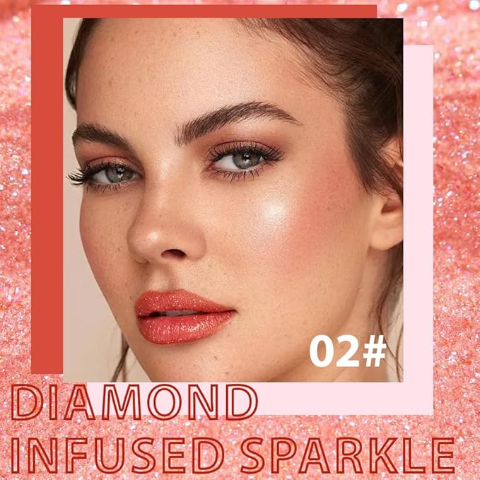 Warm Brown Metallic Lipstick for Women,Lightweight Comfortable Non-Drying Shimmer Frosted Lipstick,Glitter Lip Gloss Stain Long Lasting Waterproof Smudge Proof 24 Hour Full Coverage Lip Makeup,Vegan