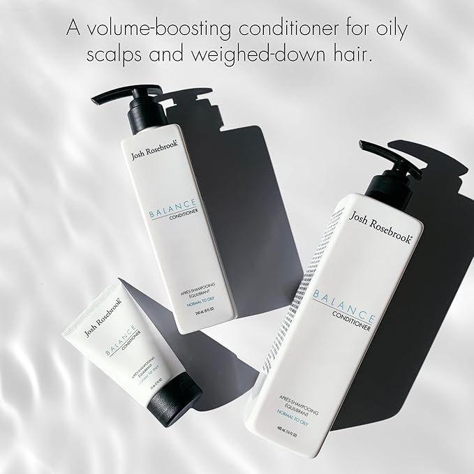 Josh Rosebrook Balance Conditioner A light, volumizing conditioner formulated for all hair textures and types with balanced to oily scalp conditions (8 Fl Oz)