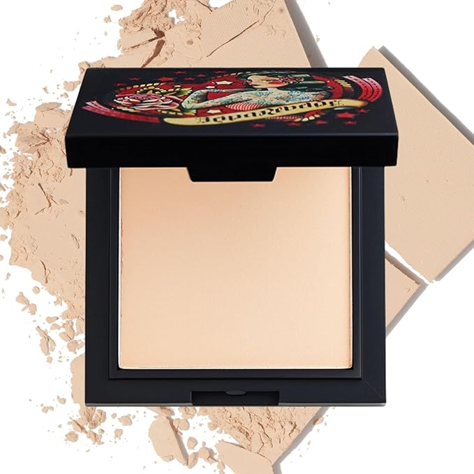 REINA REBELDE Perla On Your Face Finishing Powder | Enriched with Avocado and Rose Oil | Smooth, Blending Matte Finish | Long-lasting | Cruelty Free and Vegan Pearl shade