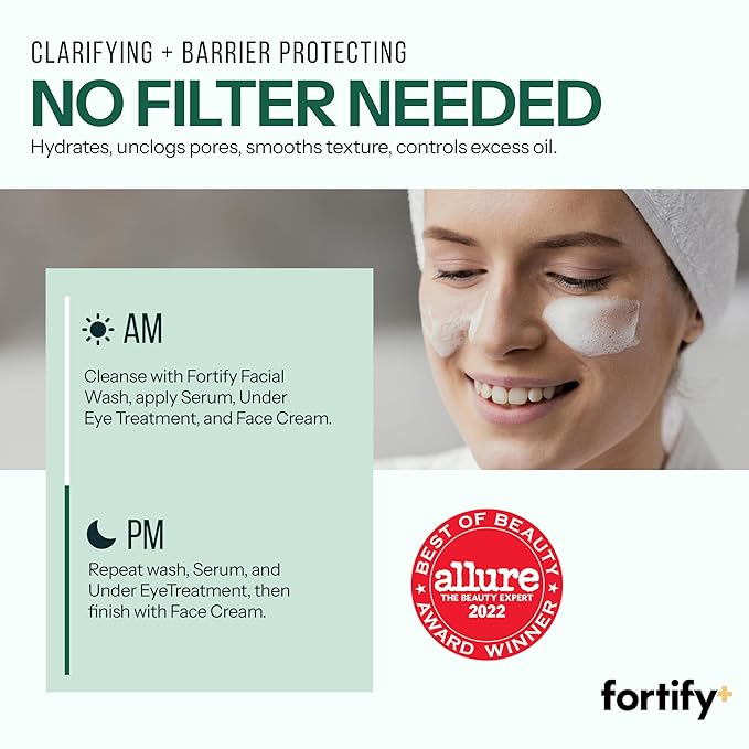 Foaming Facial Cleanser with Hyaluronic Acid + Salicyclic Acid - 3-in-1: Detox, Treat, Boost - Deep Purifying & Hydrating Face Wash - Dermatologist Tested, All Skin Types - 2 Pack