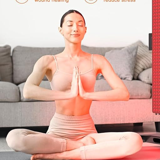 Red Light Therapy Device, Remote Control 300 Dual Chip Clinical Grade LED Lamp, 660nm 850nm Red Near Infrared High Power Panel, Great for Body, Face, Pain, Skin, 400W(Stand Sold Separately)