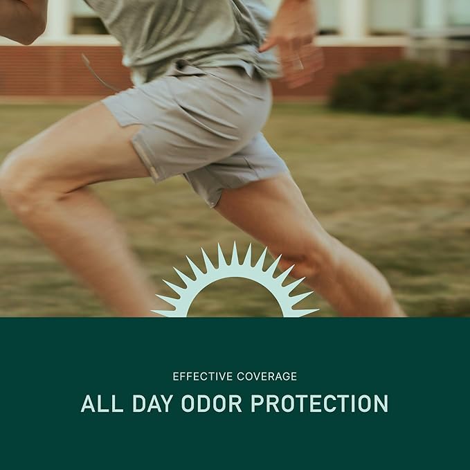 Natural Deodorant for Men - Aluminum Free, Baking Soda Free, 4 Total Ingredients, 2 Pack (Hunter)