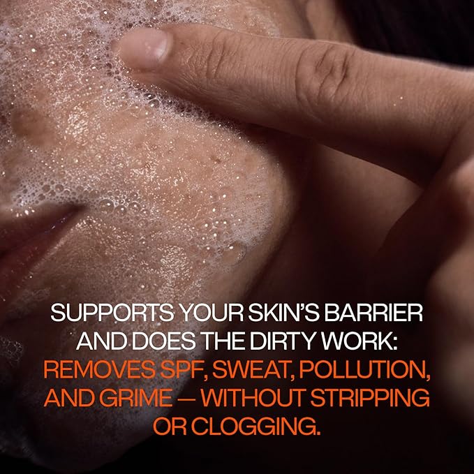 Freaks of Nature Barrier Balancing Cleanser | Foaming Gel-To-Oil Facewash | Dermatologist Test Vegan Formula 3.4 Fl oz