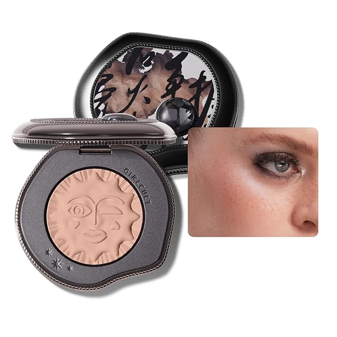 Satin Matte Blush – Nude Peach Tone with Serum-Powder Hybrid, Buildable Natural Cheek Color for Everyday Wear (#17)