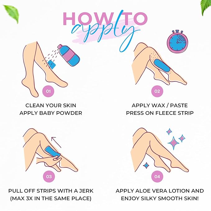 Non Woven Large 3x9 Body and Facial Wax Strips (1000)