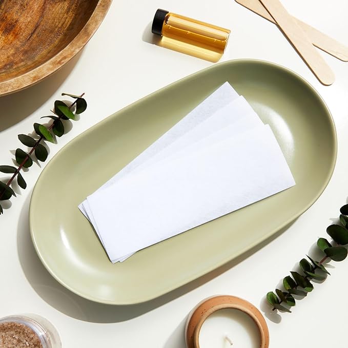 Juvale 800-Pack Wax Strips for Body and Facial Hair Removal - Non-Woven Depilatory Paper Sheets, Customizable Size, Smooth Surface, and Disposable (7.85x2.7 in)