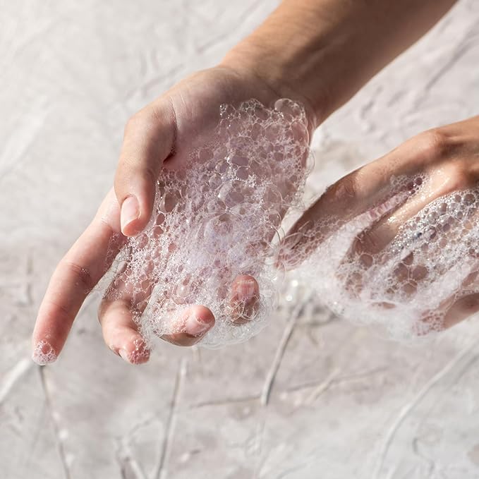 KORRES Renewing Body Cleanser, Basil Lemon Scent, Foaming Shower Gel for Women & Men with Hydrating Greek Botanicals, Body Wash for Smooth Skin, Vegetarian & Cruelty Free, Made in Greece, 8.45 Fl Oz