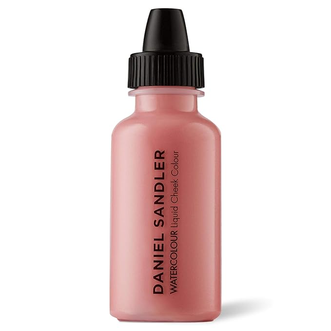Daniel Sandler Watercolor Liquid Blush — Buildable, Blendable & Long-Lasting Liquid Blush for Cheeks, Lips, & Eyes — Lightweight & Water Resistant — For All Skin Types — Cherub