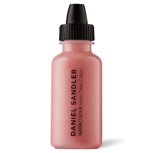 Daniel Sandler Watercolor Liquid Blush — Buildable, Blendable & Long-Lasting Liquid Blush for Cheeks, Lips, & Eyes — Lightweight & Water Resistant — For All Skin Types — Cherub