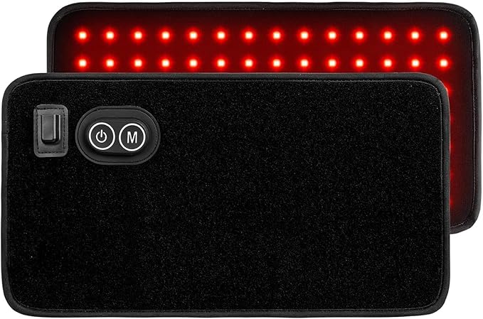 USUIE Red Light Therapy Belt for Body, Infrared Light Therapy Device, LED Flexible Wearable Wrap, with Timer for Back Shoulder Waist Muscle Pain Relief Gift for Woman and Man