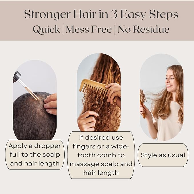 REVATOLOGY Hair Growth Serum and Leave-in Conditioner for Adults (Made in USA) Daily Use Formula 30 Oils and Herbal extracts Boosts Regrowth & Strengthens Roots | Cruelty & Chemical Free