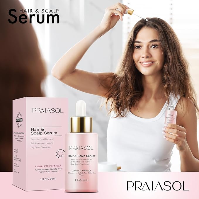Hair Growth Serum for Women: Scalp Serum for Hair Loss Treatment, Thinning Hair Serum With Biotin,Rosemary & Peptide, Hair Thickening Products