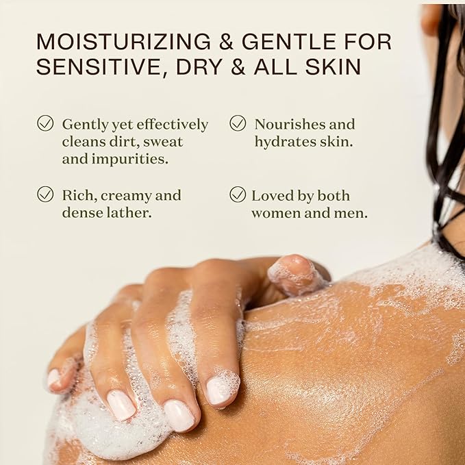 Ingreendients Moisturizing Body Wash For Sensitive, Dry & All Skin Types - pH Balanced, Natural, Organic, Non-Toxic, Vegan, Sulfate-Free, Paraben-Free, Gluten-Free (16 FL. OZ)