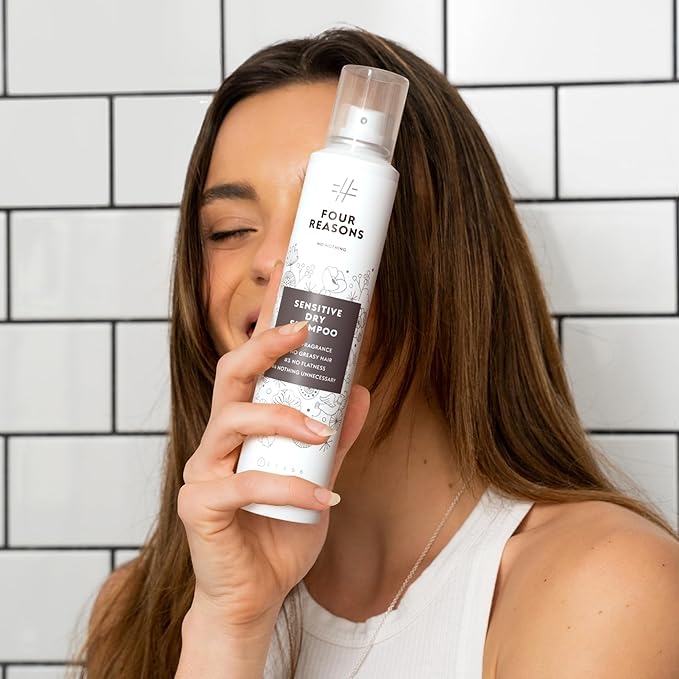 No nothing Very Sensitive Dry Shampoo - Fragrance Free, Talc-Free, Hypoallergenic, Vegan, Unscented Dry Shampoo for Sensitive Scalp - Absorbs Oil, Clear Finish, 5.3 oz