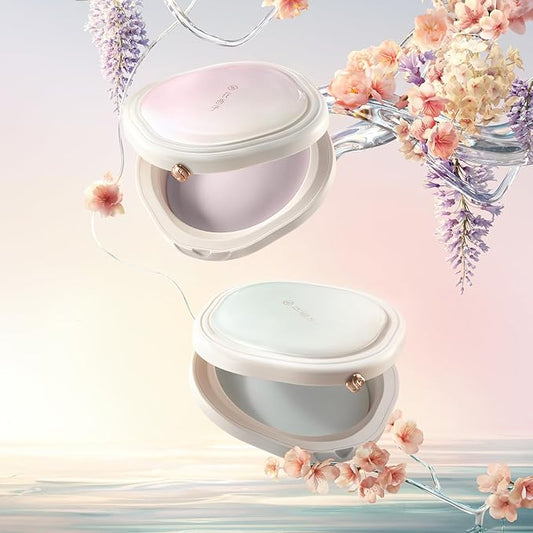 Florasis Flawless Jade Breathable Color Correcting Pressed Powder (04 Lavender, 1 Count)