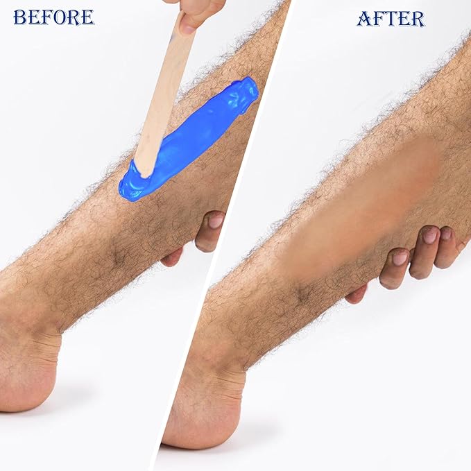 Smooth Hard Wax Beads Bulk - Professional Hair Removal Wax Kit for Coarse Hair & Sensitive Skin - Low Temperature, Painless Brazilian, Bikini, Face, Body Home Use (5lbs, Natural Pearl)