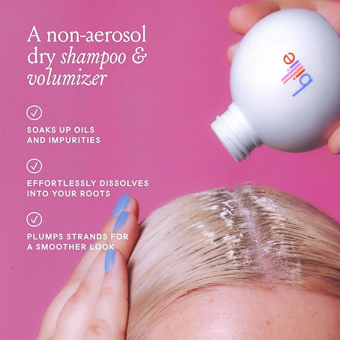 Billie Floof Dry Shampoo - Non-Aerosol Volumizing Powder - Light Hair - 1.2 oz