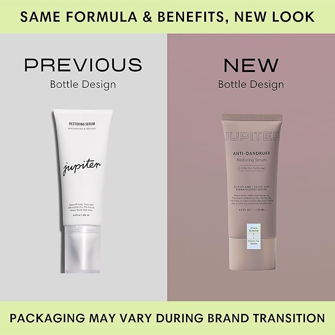 Jupiter Restoring Scalp Serum - Soothing Anti-Dandruff Serum for Men & Women for Flaky, Oily, & Dry Scalp - Restores Barrier and Reduces Breakage & Flakes - Color-Safe, Sulfate-Free, Paraben-Free