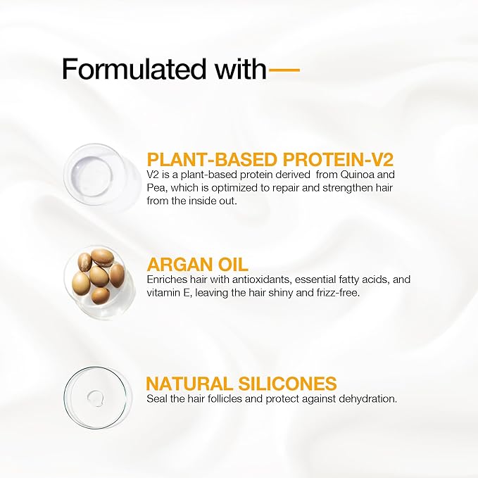 Global Keratin GKHAIR Smoothing Serum (Pack of 1/3.4 fl oz) - 100% Pure Organic Argan Oil | Hydrating Strength Shine Dry Damaged Repair Anti-Frizz Moistures Nourishment