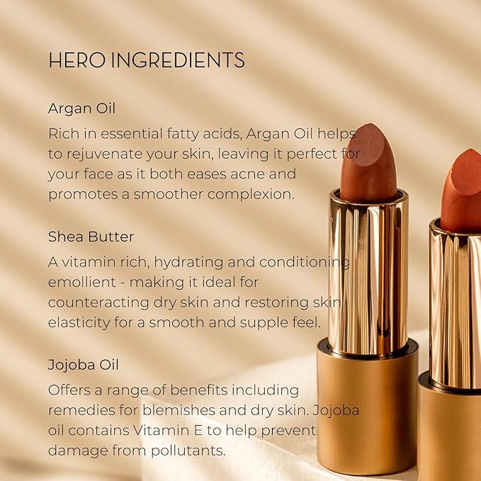 INIKA Organic Lipstick | Non-Toxic, Vegan and Cruelty-Free Makeup Enriched with Jojoba Oil, Moisturizing Shea Butter and Long-Lasting Pigment | Soft Coral