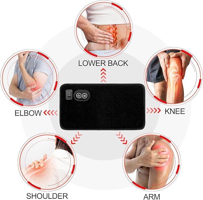 USUIE Red Light Therapy Belt for Body, Infrared Light Therapy Device, LED Flexible Wearable Wrap, with Timer for Back Shoulder Waist Muscle Pain Relief Gift for Woman and Man