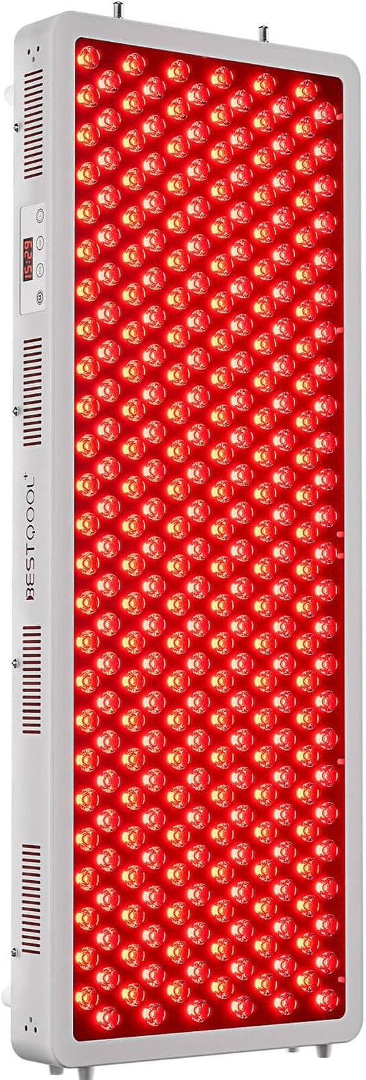 BestQool Red Light Therapy Device, 4 Wavelengths Full Body Infrared Red Light Therapy, Elite Grade Dual Chip 300 LEDs, High Power Panel for Pain Relief, Muscle, Skin, Energy. 500W. Modular Design.