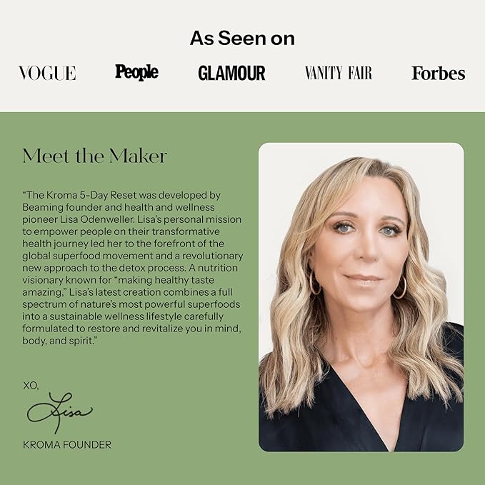 Kroma’s Beauty Matcha Latte Powder 17.75 Oz, 503g, 60 Servings – Collagen Ceremonial Grade Matcha Green Tea with Protein for Glowing Skin & Hair Support w/Bovine Collagen, w/Ginger, Turmeric & Adaptogenic Mushrooms