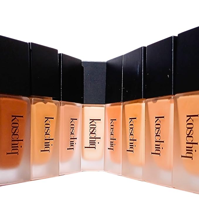 Soft Matte Finish Face And Body Foundation For all skin types, 24HRS Long Wear Lightweight Medium-Full Coverage Foundation, Oilfree - Shine Control- 1.183FL/OZ K-30